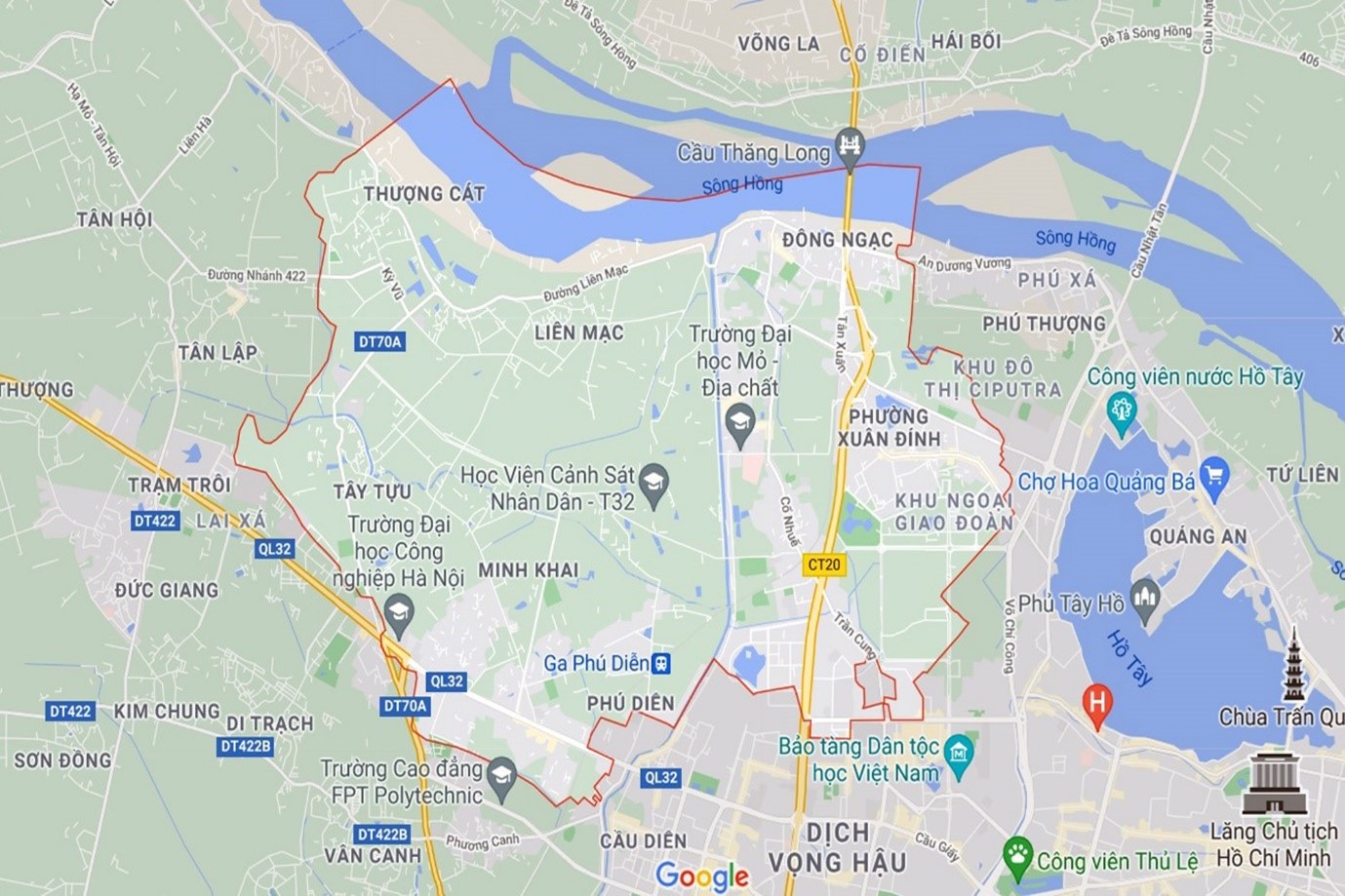 Nhiều khu đất sắp thu hồi để mở đường ở quận Bắc Từ Liêm, Hà Nội đáng chú ý.